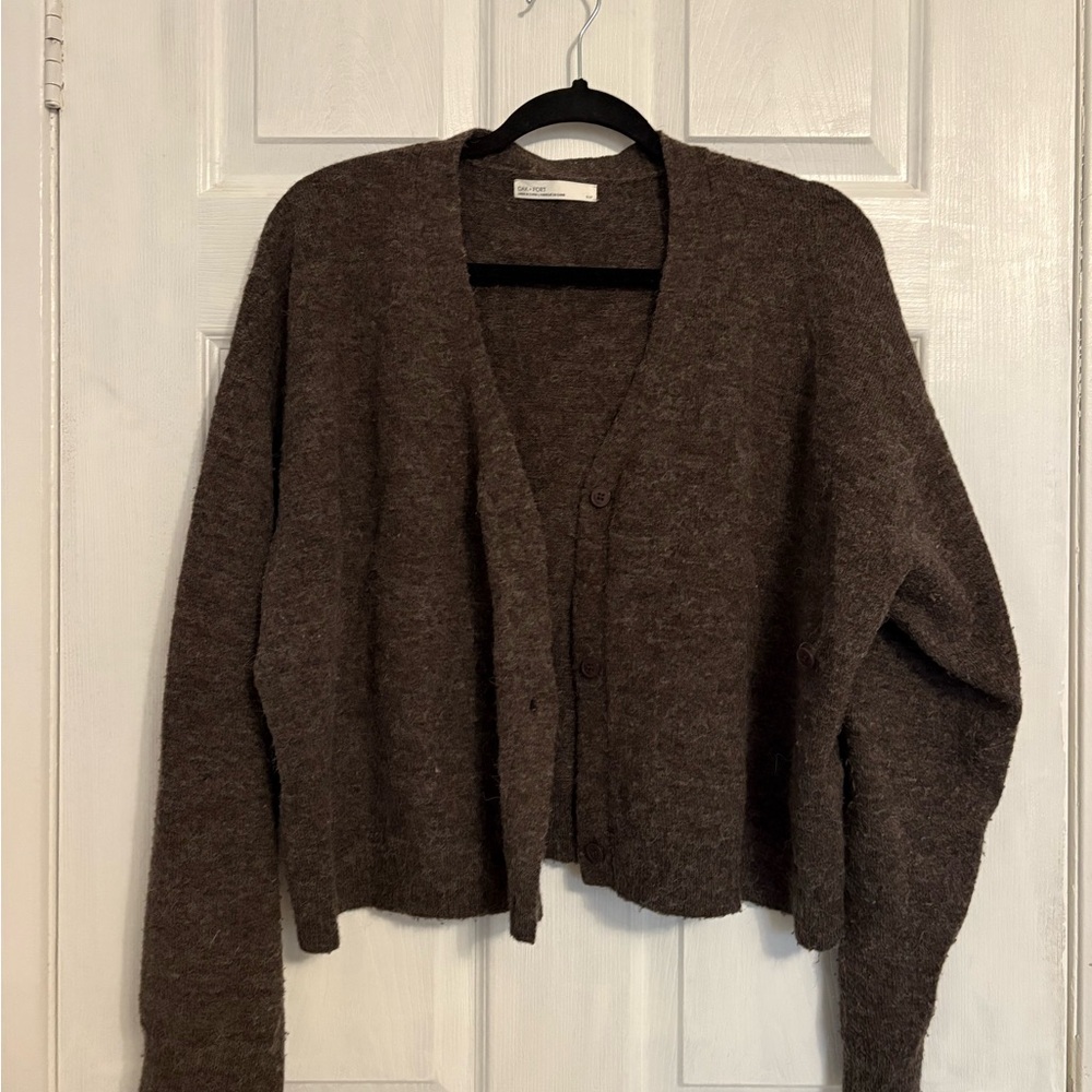 Cozy Brown Cardigan Sweater